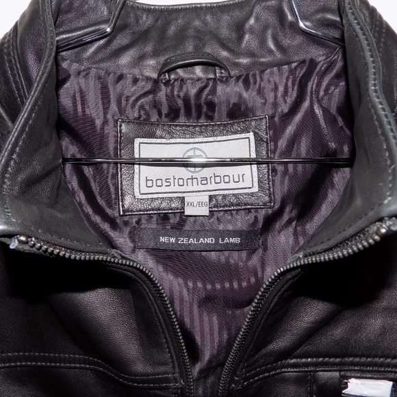 *NWT* Men Bostonharbour Leather jacket - Picture 3 of 4
